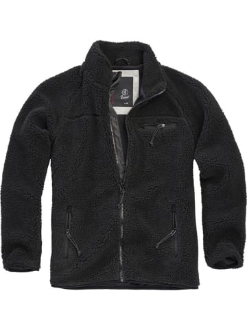 Brandit Fleecejacke/Fleecepullover "Teddyfleece Jacket" in Schwarz