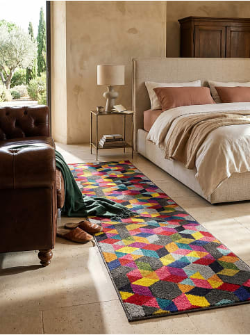KADIMA DESIGN Kurzflor-Teppich Pflegeleicht MEON Geometrisch Strapazierfähig