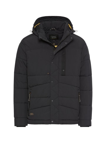 Camel Active Gesteppte Daunenjacke mit abnehmbarer Kapuze in Asphalt