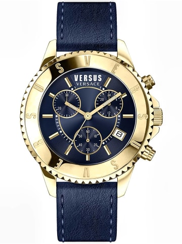 Versus Versace Quarzuhr Tokyo Chrono goldfarben in blau