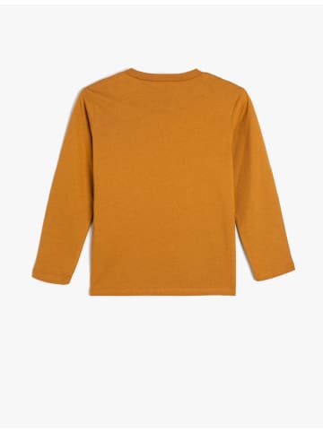 KOTON T-shirt in Kamelfeder