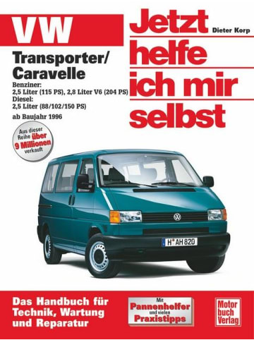 Motorbuch Verlag VW Transporter T4/ Caravelle ab Baujahr 1996. Jetzt helfe ich mir selbst