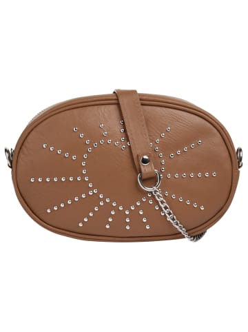 Cluty Gürteltasche echt Leder in cognac