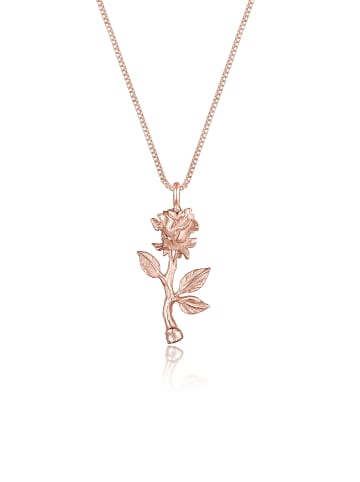 Elli Halskette 925 Sterling Silber Rose in Rosegold