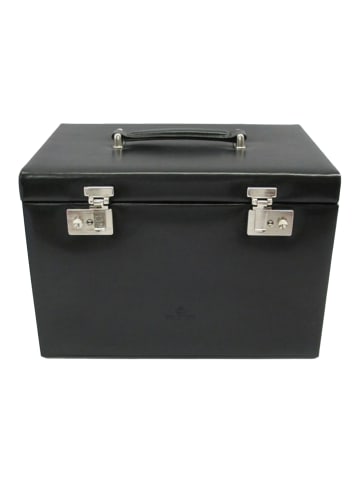 Windrose Merino Schmuckkasten 33 cm in schwarz