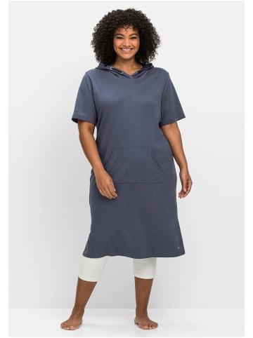 sheego Relax-Shirtkleid in indigo