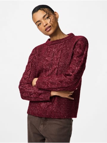 Pieces Pullover in Tawny Port