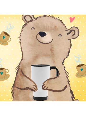 Mr. & Mrs. Panda Kaffeebecher Hund Australien Shepherd ohne Spruch in Weiß