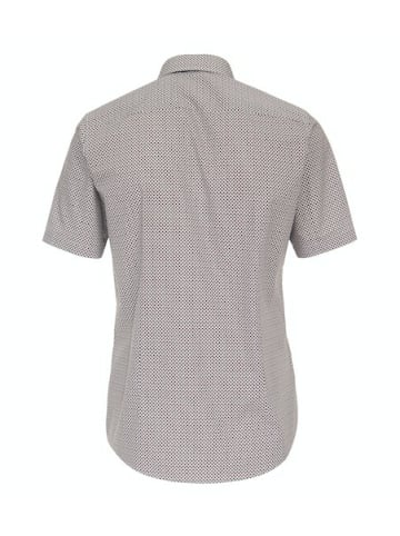 Venti Kurzarm Business Hemd für Herren in rot