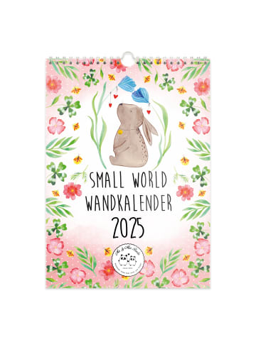 Mr. & Mrs. Panda Jahreskalender Wand 2026 Small World Collection... in Weiß