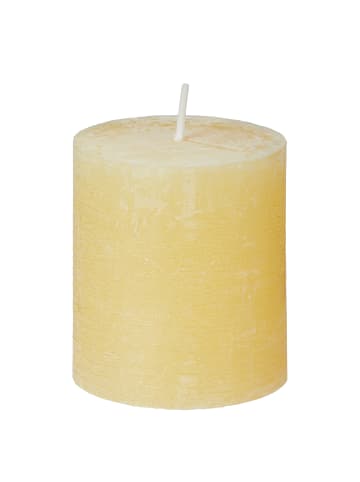 Butlers Stumpenkerze RUSTIC 12er-Set in Gelb