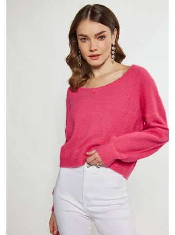 faina Strick Pullover in Pink