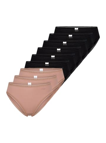 Sloggi Slip GO Crush in Schwarz / braun