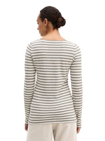 Marc O'Polo Gestreiftes Longsleeve regular in Medium Grey