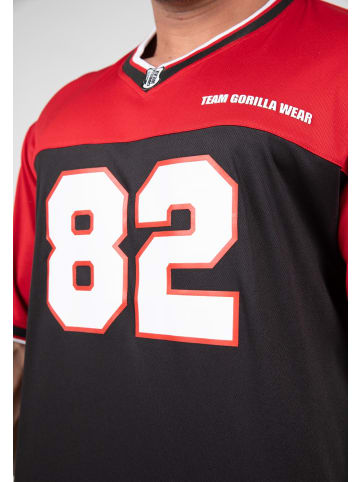 Gorilla Wear Trenton Football Trikot - Schwarz/Rot