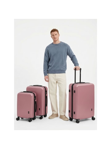 Redolz Essentials 09 3-SET 4 Rollen Kofferset 3-teilig in rose