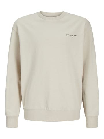 JACK & JONES Junior Sweatshirt  JJJEFF MONOCHROME SWEAT CREW in moonbeam