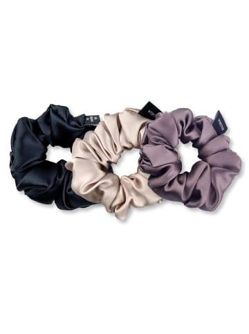 Ailoria DOUX set 3 scrunchies m aus seide in Multicolour