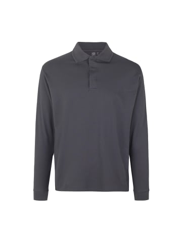 PRO Wear by ID Polo Shirt druckknopf in Silver grey
