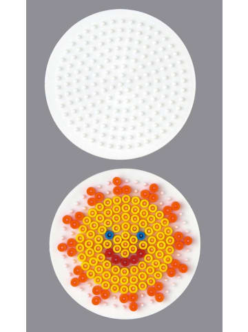 Hama Bio Stiftplatte Kleiner Kreis für Midi-Bügelperlen in weiß
