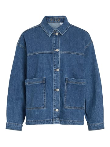 Vila Jacke in Medium Blue Denim