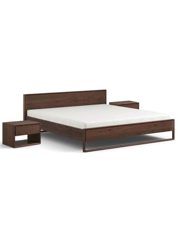 Feldmann-Wohnen Schlafzimmer-Set 3-teilig Wildeiche Tabak 249 / 210 / 91cm