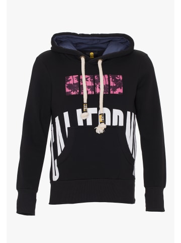 PLUS EIGHTEEN Herren Kapuzenpullover in Schwarz