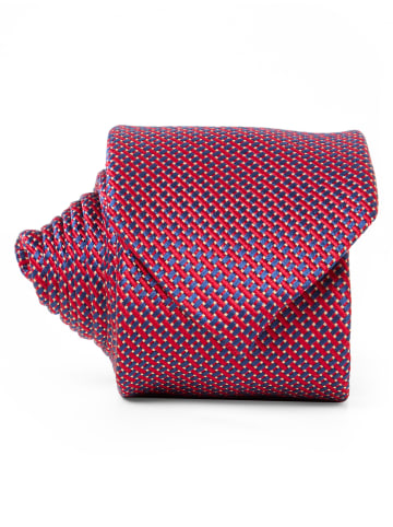 Andrew James Krawatte in marine bordeaux - 0002