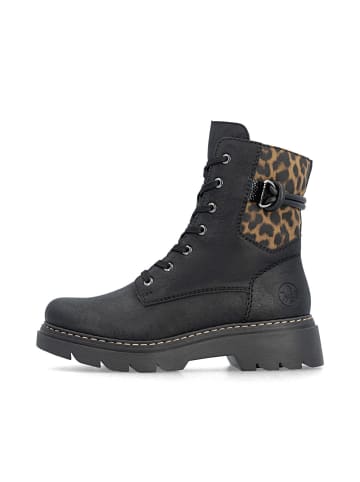 rieker Schnürstiefelette in schwarz