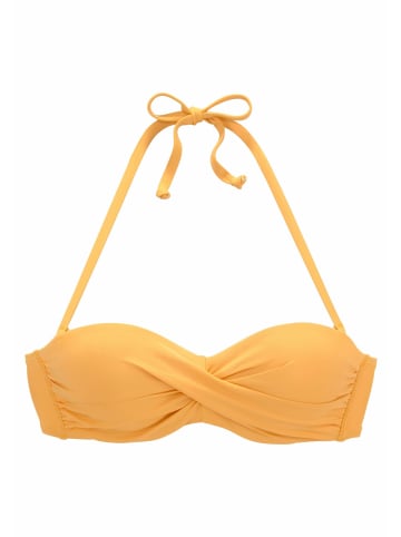 S. Oliver Bügel-Bandeau-Bikini-Top in gelb