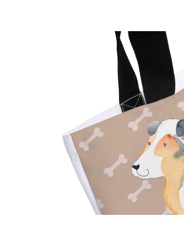 Mr. & Mrs. Panda Tote Bag Hund Australien Shepherd ohne Spruch in Hundeglück