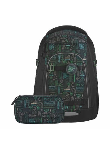 Coocazoo coocazoo Schulrucksack-Set MATE Humedica, Free Spirit, 3-tlg.