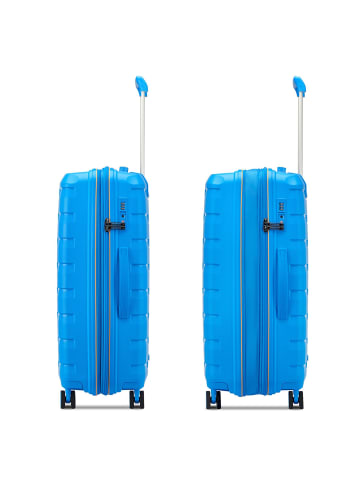 Roncato Skyline 2.0 4 Rollen Kofferset 3-teilig mit Dehnfalte in himmelblau