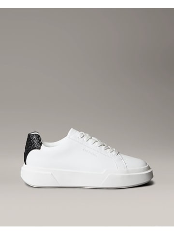 Calvin Klein Sneackers YW0YW02036 in Hellweiß/Schwarz