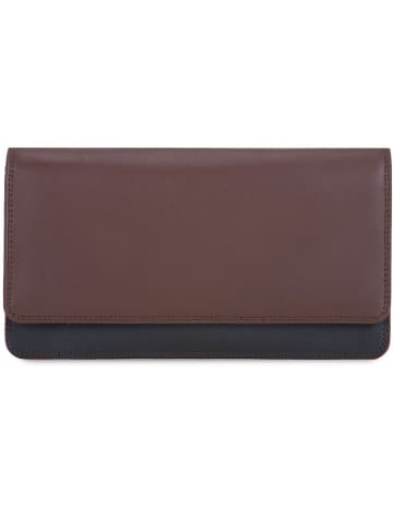 MYWALIT Medium Matinee Wallet Geldbörse Leder 17 cm in cacao