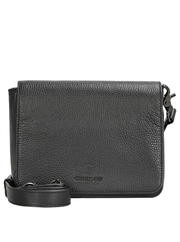 Mandarina Duck Mellow Leather - Umhängetasche 36 cm (nero) in nero