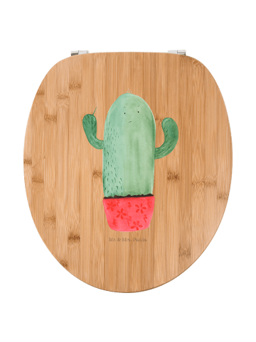 Mr. & Mrs. Panda Toilettendeckel Kaktus Wut ohne Spruch in Braun