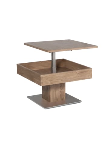 58 aufm Kessel FUNKTIONSTISCH Celene 67x67x43 höhenverstellbar verschiebbar Wildeiche