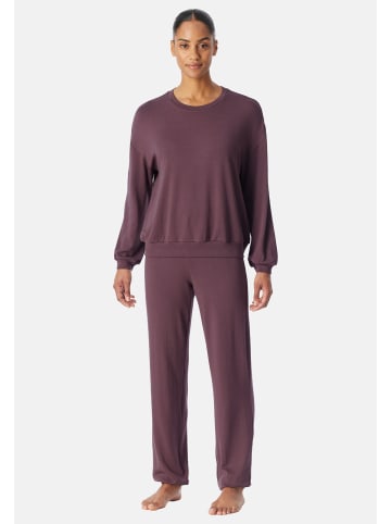 Schiesser Schlafanzug Casual Feel in Kakao