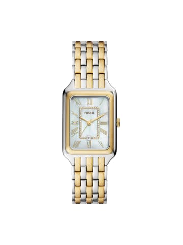 Fossil Quartzuhr Raquel "gold" in Gold/Mehrfarbig/Silber