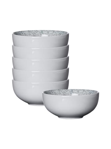 Ritzenhoff & Breker 6er Set Müslischalen Porto 440 ml in grau