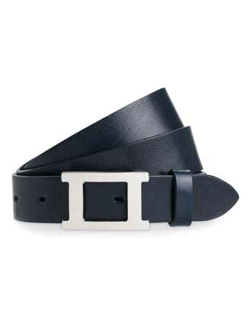 Vanzetti Gürtel Leder navy