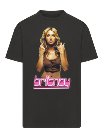 F4NT4STIC Oversize T-Shirt Britney Spears in schwarz