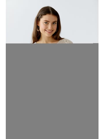 Oui Pullover in light beige mel
