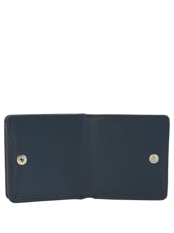 VLD VOi Leather Design Soft Fanni Geldbörse Leder 8 cm blau
