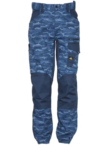 Uncle Sam Berufshose in marineblau/camouflage