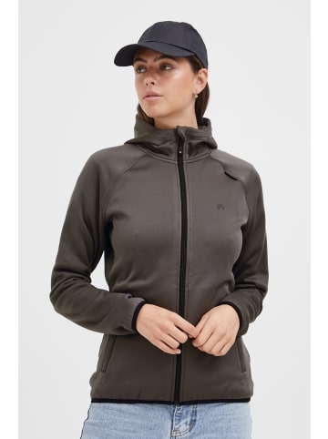 North Bend Fleecejacke NBBerta in Grau
