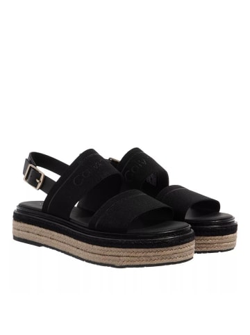 Calvin Klein Flatform Wedge Ck Black in black