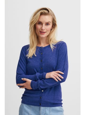 PULZ Jeans Strickjacke in blau