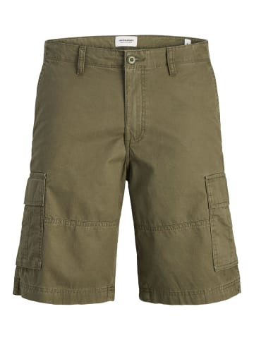 JACK & JONES PLUS Cargo Shorts in Olive Night